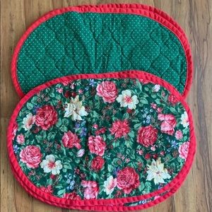 Vintage Christmas Placemats - set of 6